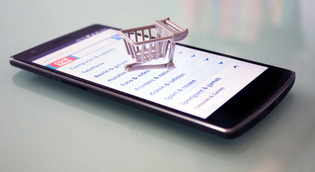 Online store product pages with rising organic revenue analytics